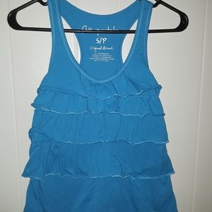 Aeropostale Ruffled Tank Top